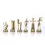 Antique Gold and Silver Chess Pieces Size 4