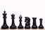 Arab Chess Pieces Size 6 in Ebony Wood