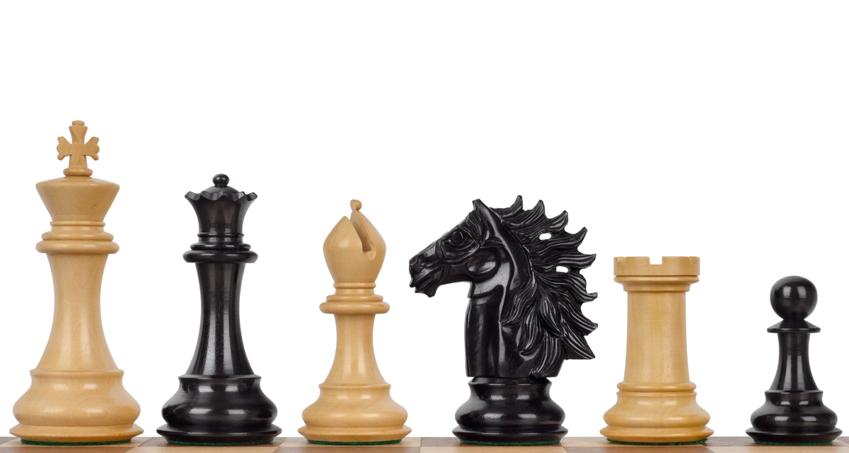 Ebony Wood Chess Pieces