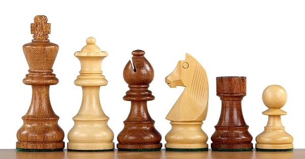 German Chess Pieces Size 5 with Double Queens