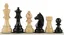 German Staunton Chess Pieces Size 5 in Ebony Wood