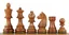 German Chess Pieces Size 6 Double Queens