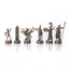 Greek Mythology Chess Pieces Bronze and Gold Size 4