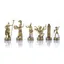 Greek Mythology Chess Pieces Bronze and Gold Size 4