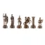 Greek and Roman Chess Pieces in Bronze and Gold