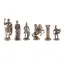 Greek and Roman Bronze and Gold Chess Pieces Size 5