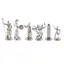 Large Greek Mythology Chess Pieces