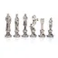 Luxury Gold and Silver Chess Pieces Size 4