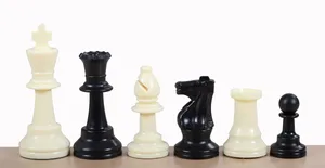 Plastic Chess Pieces Size 6