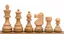 Ebonized French Staunton Chess Pieces – Size 7