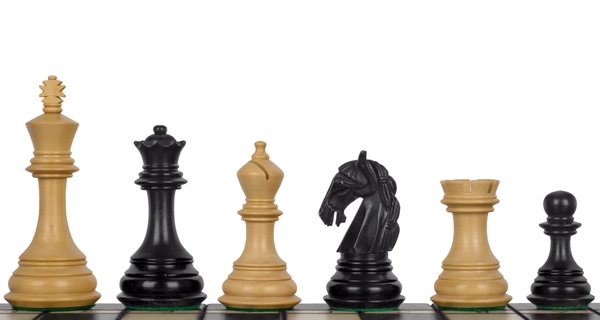 Weighted & Felted Chess Pieces Size 6