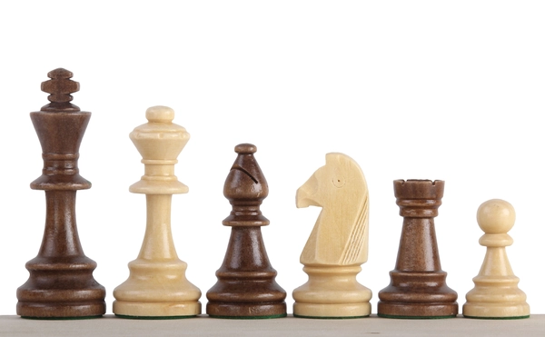 Size 6 Wooden Chess Pieces