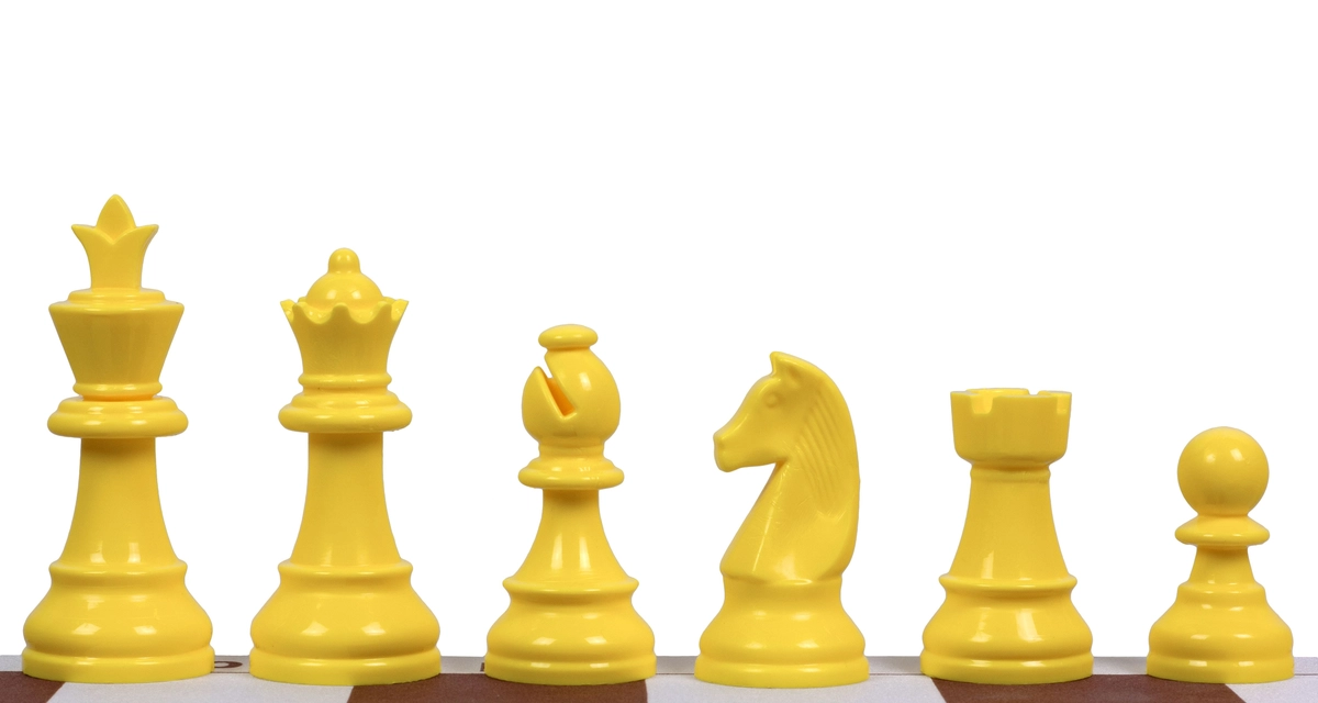 Yellow Chess Pieces