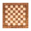 50 cm Walnut Burl Chessboard