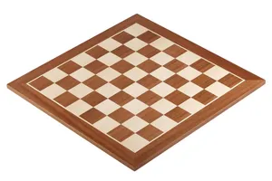 Size 4 Chessboard in Mahogany and Maple Wood