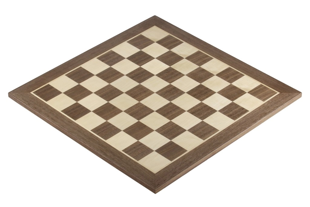 Size 6 Chessboard in Walnut and Maple Wood