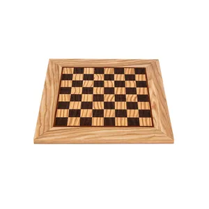 Small Olive Wood Chessboard