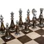 Leather and Ivory Chess Set
