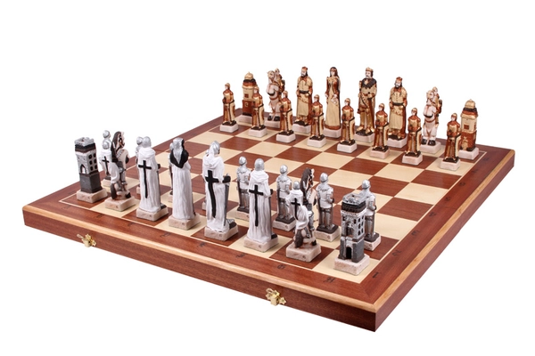 Painted Chess Set