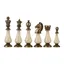 Chess Set with Refined Brass and Walnut Finishes