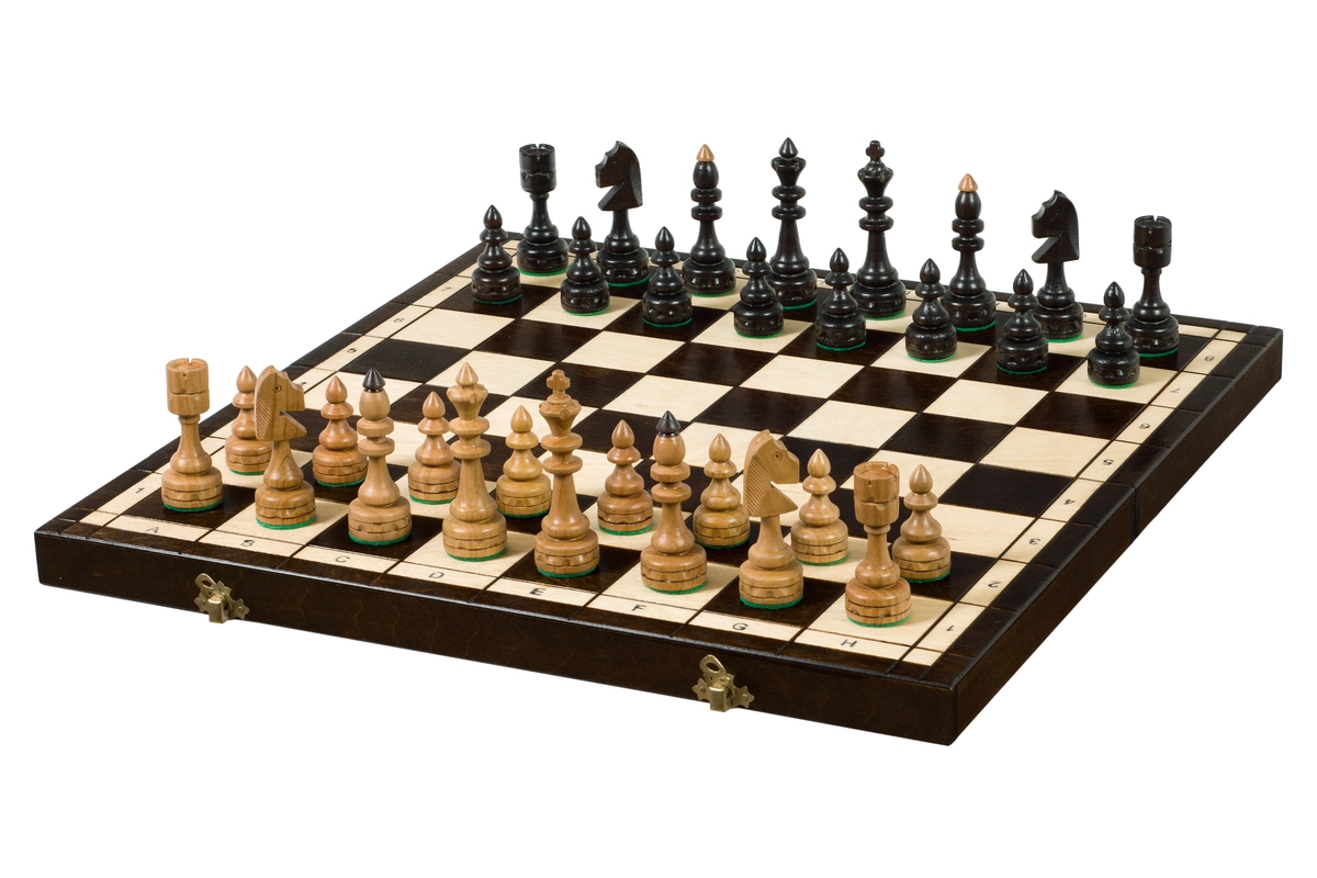 Vintage Wooden Chess Set