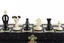 Black and White Wooden Chess Set