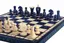 Blue and White Chess Set