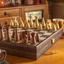 Cork Chess Set