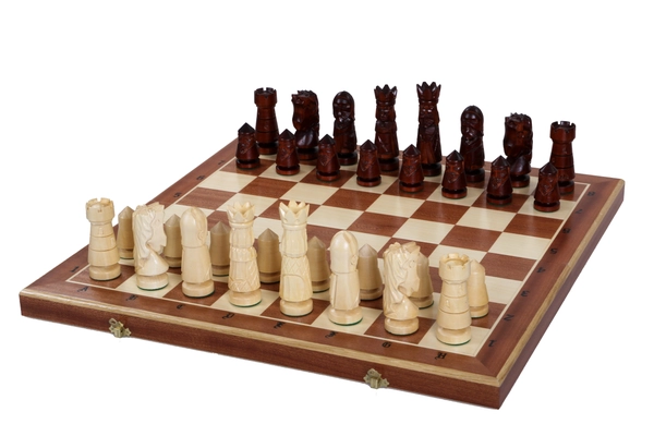 Wooden Figurine Chess Set