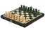 Green Wooden Chess Set