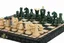 Green Wooden Chess Set