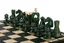 Green Wooden Chess Set