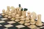 Green Wooden Chess Set