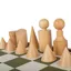 Green and White Chess Set