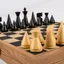 Handcrafted Cork Chess Set Size 4