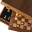 Handcrafted Walnut Burl Chess Set Size 4