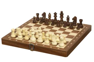 Handmade Foldable Wooden Chess Set