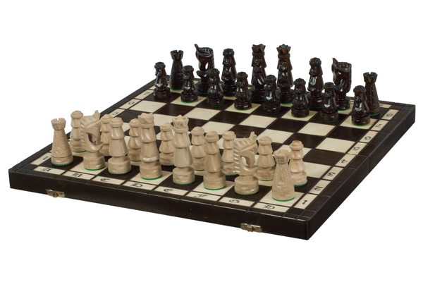 Medieval Wooden Chess Set