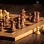 Olive Wood Chess Set Size 6