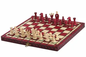 Red Chess Set