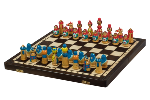 Russian Wooden Chess Set