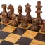 Small Olive Wood Chess Set