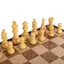 Walnut Burl Chess Set Box Size 4