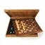 Walnut Burl Chess Set Size 5