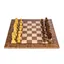 Walnut Burl Chess Set Size 5