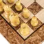 Walnut Burl Chess Set Size 5