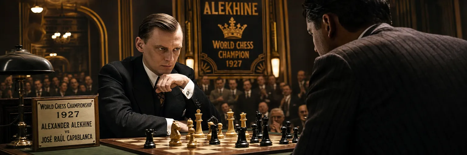 How Alexander Alekhine became world chess champion