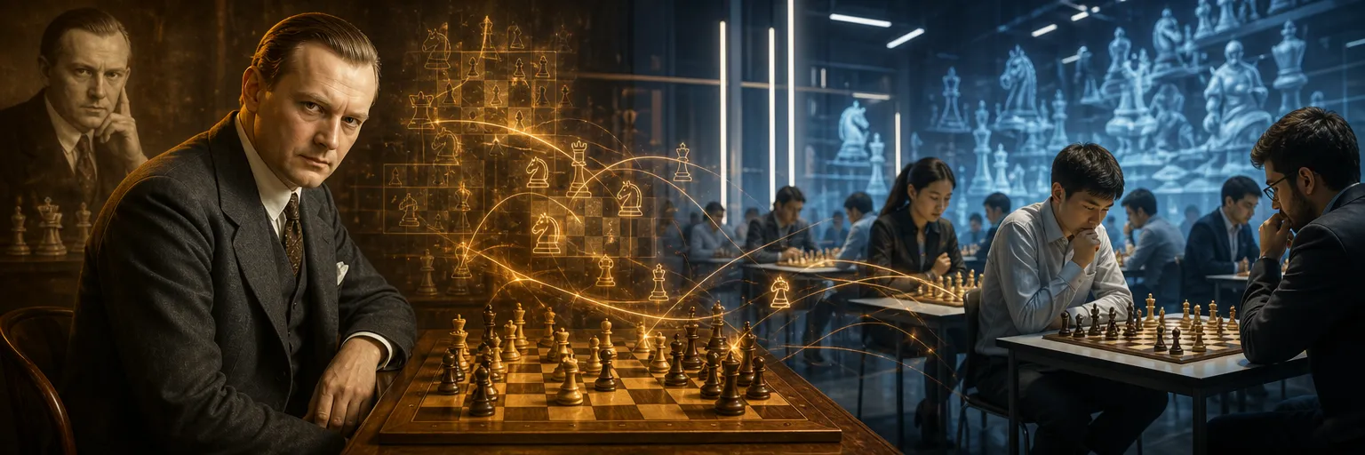 The influence of Alexander Alekhine on contemporary chess players