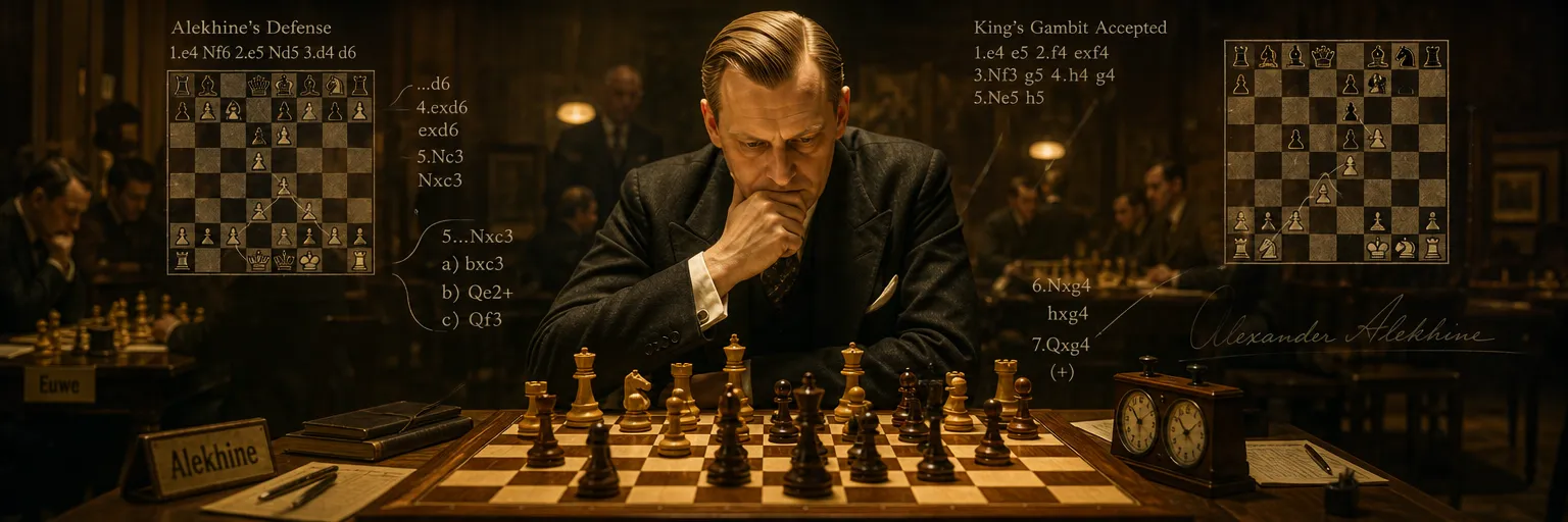 Alekhine’s favorite openings and their strategic impact