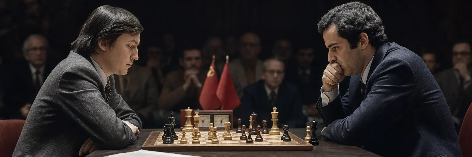 The historic rivalry between Karpov and Garry Kasparov